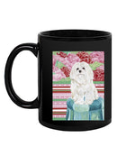 Della Rose Maltese Mug -Carolee Vitaletti Designs