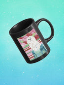 Della Rose Maltese Mug -Carolee Vitaletti Designs
