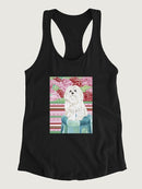 Della Rose Maltese T-shirt -Carolee Vitaletti Designs