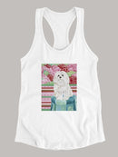 Della Rose Maltese T-shirt -Carolee Vitaletti Designs