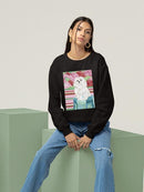 Della Rose Maltese Sweatshirt -Carolee Vitaletti Designs