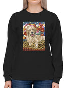 Golden Boy Retriever Sweatshirt -Carolee Vitaletti Designs