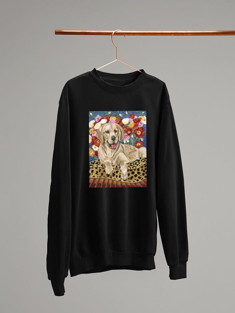 Golden Boy Retriever Sweatshirt -Carolee Vitaletti Designs