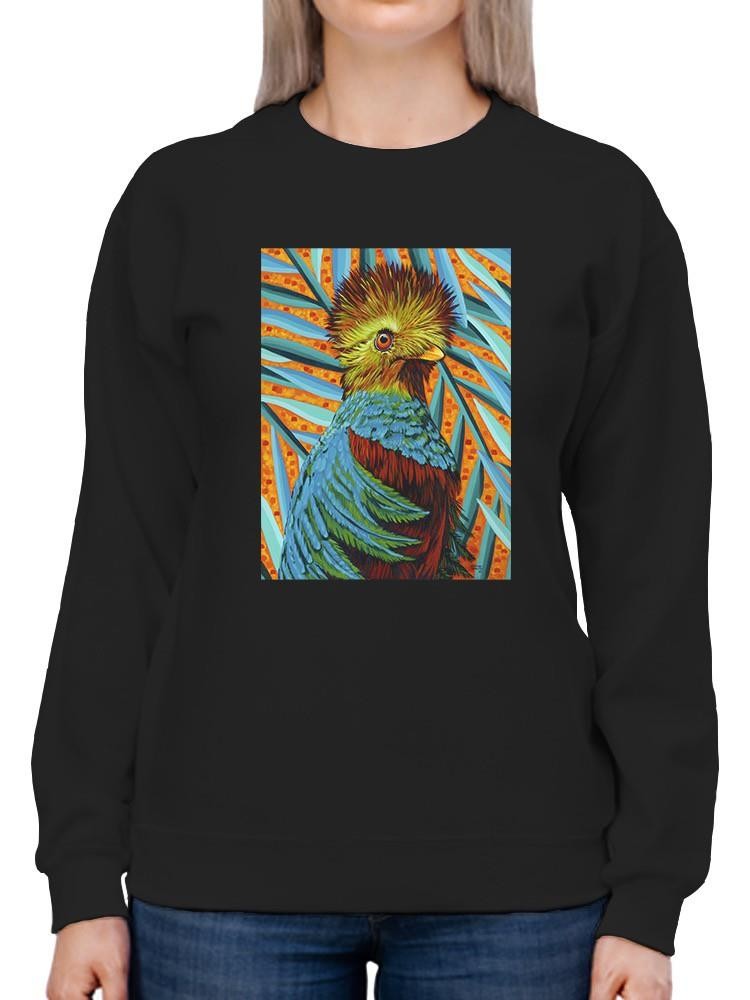 Bird In The Tropics I Sweatshirt -Carolee Vitaletti Designs