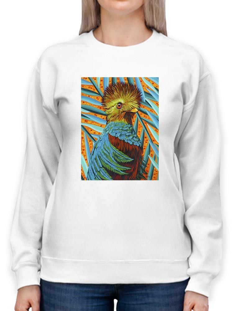 Bird In The Tropics I Sweatshirt -Carolee Vitaletti Designs