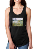 Lle Aux Fleurs Near Vetheuil T-shirt -Claude O. Monet Designs