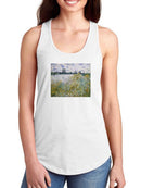 Lle Aux Fleurs Near Vetheuil T-shirt -Claude O. Monet Designs