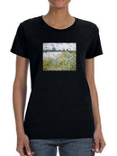Lle Aux Fleurs Near Vetheuil T-shirt -Claude O. Monet Designs