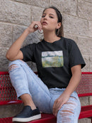 Lle Aux Fleurs Near Vetheuil T-shirt -Claude O. Monet Designs