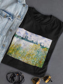 Lle Aux Fleurs Near Vetheuil T-shirt -Claude O. Monet Designs