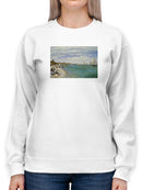 Regatta At Sainte- Adresse Sweatshirt -Claude O. Monet Designs