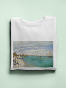Regatta At Sainte- Adresse Sweatshirt -Claude O. Monet Designs
