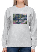 Monets Garden Sweatshirt -Mary Jean Weber Designs