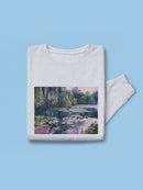 Monets Garden Sweatshirt -Mary Jean Weber Designs