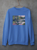 Monets Garden Sweatshirt -Mary Jean Weber Designs