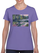 Monets Garden T-shirt -Mary Jean Weber Designs