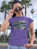 Monets Garden T-shirt -Mary Jean Weber Designs