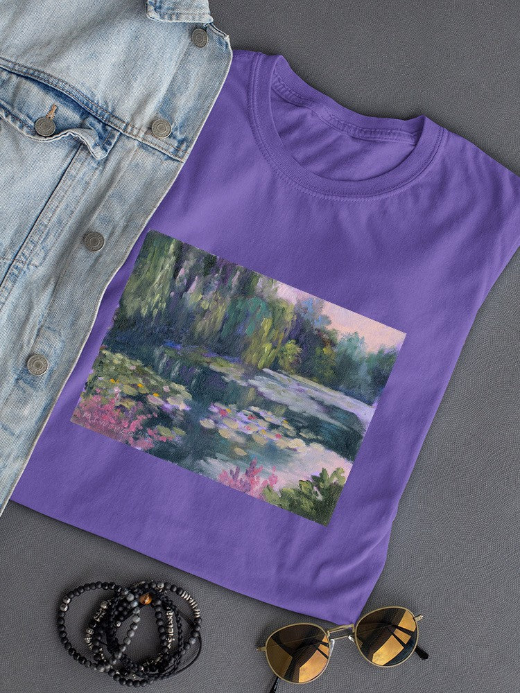 Monets Garden T-shirt -Mary Jean Weber Designs