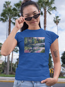 Monets Garden T-shirt -Mary Jean Weber Designs