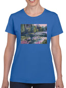 Monets Garden T-shirt -Mary Jean Weber Designs