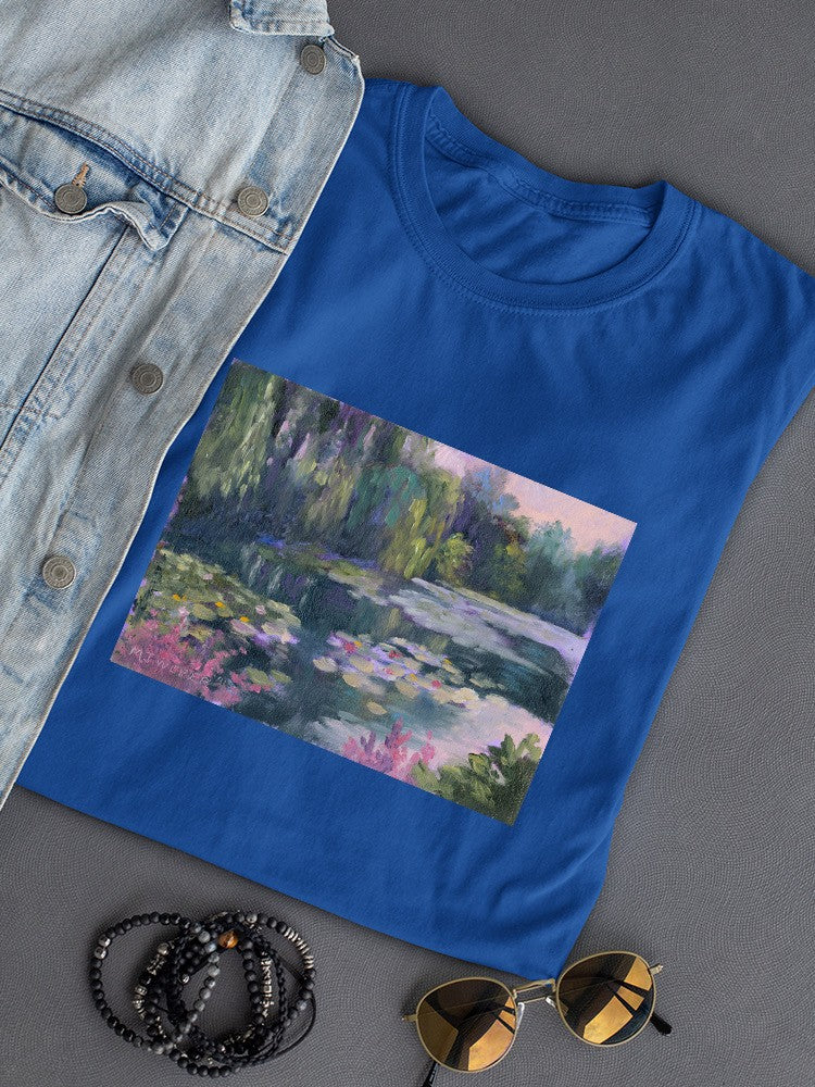 Monets Garden T-shirt -Mary Jean Weber Designs