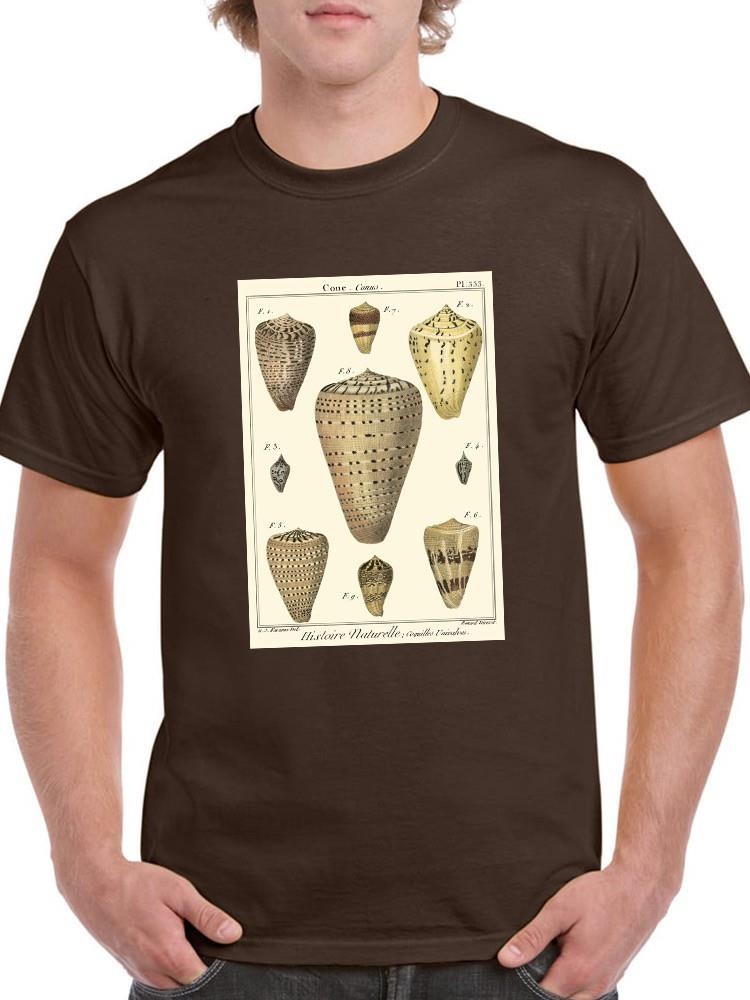Cone Shells. T-shirt -Denis Diderot Designs