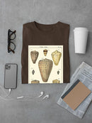 Cone Shells. T-shirt -Denis Diderot Designs