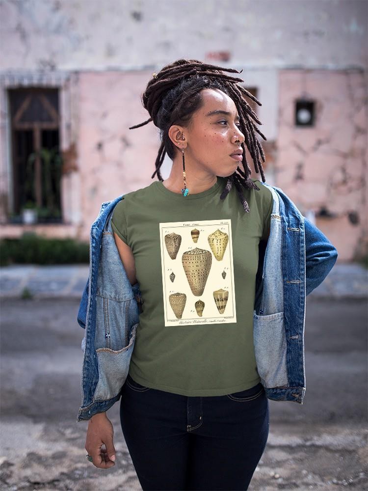 Cone Shells. T-shirt -Denis Diderot Designs