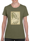 Talisia And Claufena Leaves T-shirt -Denis Diderot Designs
