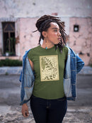 Talisia And Claufena Leaves T-shirt -Denis Diderot Designs