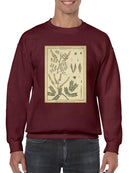 Diderot Antique Ferns Ii. Sweatshirt -Denis Diderot Designs