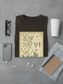 Diderot Antique Ferns Ii. T-shirt -Denis Diderot Designs