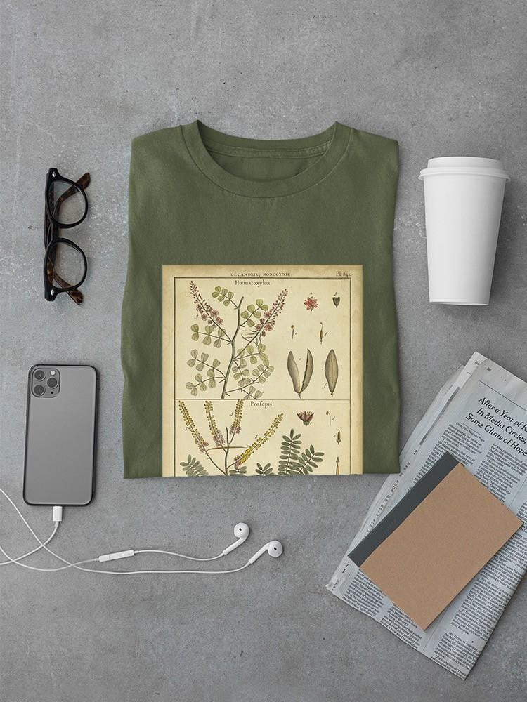 Diderot Antique Ferns Ii. T-shirt -Denis Diderot Designs