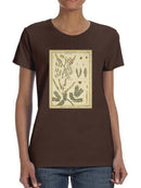Diderot Antique Ferns Ii. T-shirt -Denis Diderot Designs
