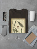 Diderot Antique Ferns Iii. T-shirt -Denis Diderot Designs