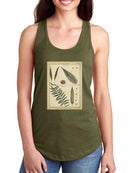 Diderot Antique Ferns Iii. T-shirt -Denis Diderot Designs