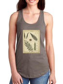 Diderot Antique Ferns Iii. T-shirt -Denis Diderot Designs