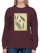 Diderot Antique Ferns Iii. Sweatshirt -Denis Diderot Designs