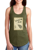Antique Ferns T-shirt -Denis Diderot Designs
