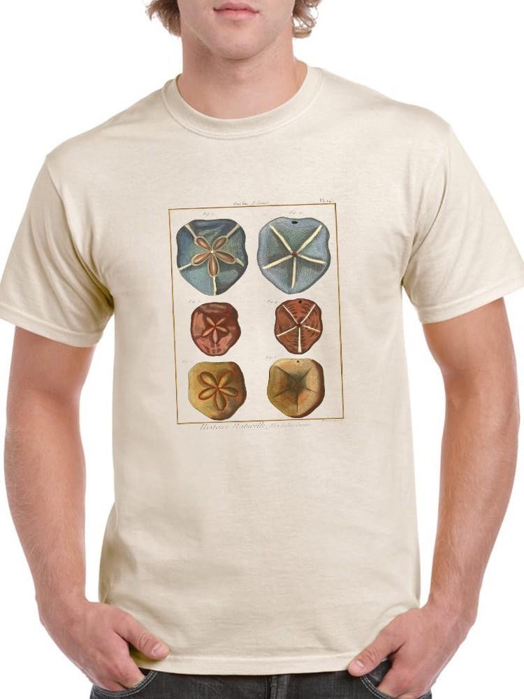 Sand Dollars I T-shirt Men's -Denis Diderot Designs