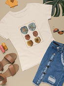 Sand Dollars I T-shirt -Denis Diderot Designs