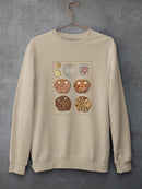 Sand Dollars Ii Sweatshirt -Denis Diderot Designs