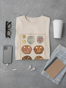 Sand Dollars Ii T-shirt Men's -Denis Diderot Designs