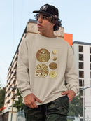 Sand Dollars Iii Sweatshirt -Denis Diderot Designs