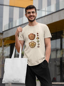 Sand Dollars Iv T-shirt Men's -Denis Diderot Designs