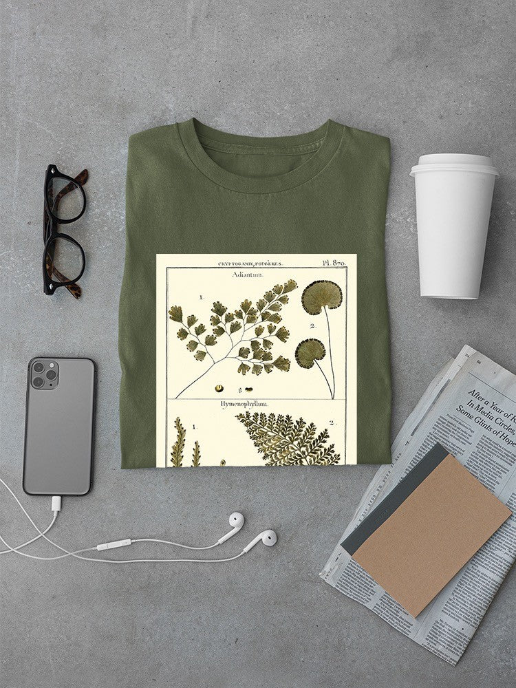 Fern Classification Iv T-shirt -Denis Diderot Designs