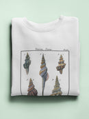 Sea Shell I Sweatshirt -Denis Diderot Designs