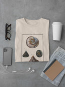 Sea Shell Ii T-shirt -Denis Diderot Designs