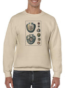 Sea Shell V Sweatshirt -Denis Diderot Designs