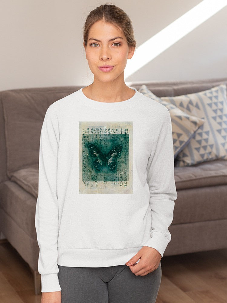 A Butterfly On Print Art Sweatshirt -Elena Ray Designs